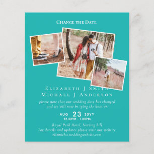 PHOTO Change the Date Plans Postponement ANY Event