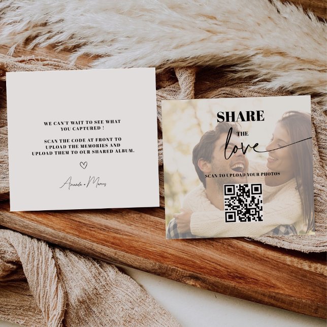 Photo Chic Share the Love QR Code Table Cards (Creator Uploaded)