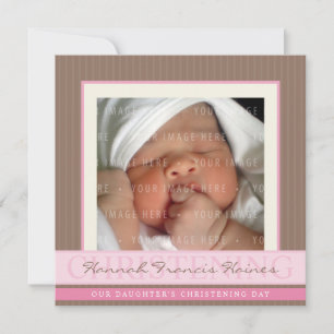 PHOTO CHRISTENING INVITES :: elegance 2SQ
