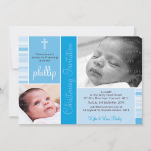 PHOTO CHRISTENING INVITES :: essence 6L