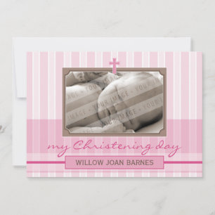 PHOTO CHRISTENING INVITES :: stylishly 2L