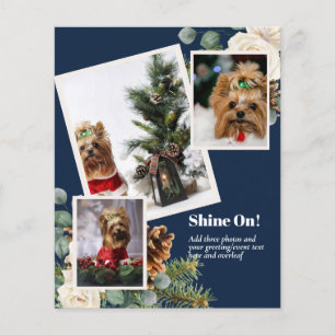 PHOTO CHRISTMAS - Add 3 Family Photos Flyer