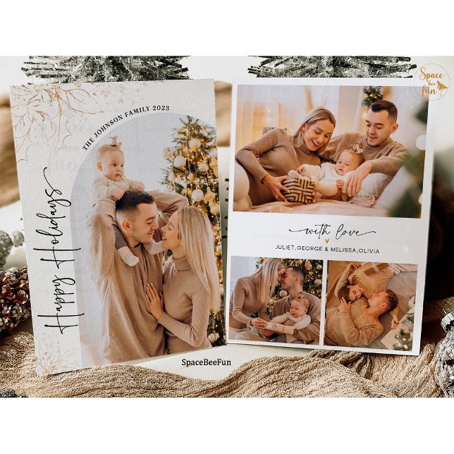 Photo Christmas Card Family Christmas Card Holiday (Photo Christmas Card Family Christmas Card Holiday Card Modern Minimalist Christmas All products in )