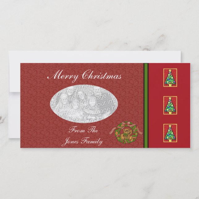 Photo Christmas Card Template (Front)