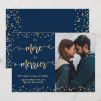 Photo Christmas Pregnancy Announcement Cards