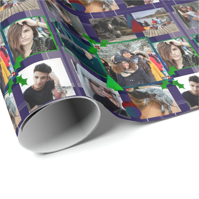 Photo Christmas Wrapping Paper HAMbWG (Roll Corner)