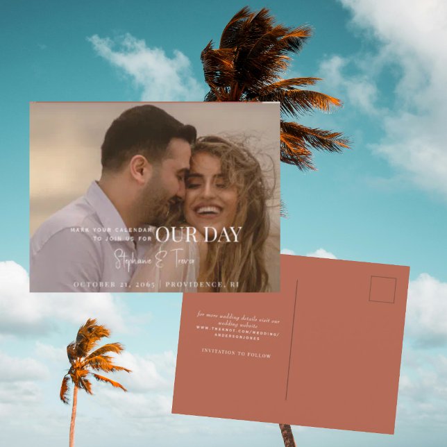 Photo Cinnamon Mark your Calendar for Our Day Postcard (Creator Uploaded)