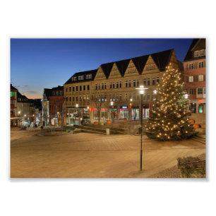 Photo city victories market place print