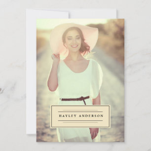 PHOTO CLASS OF 2016 GRADUATION Invitation