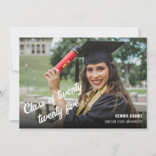 Photo Class of 2026 Add Your Year Graduation Card