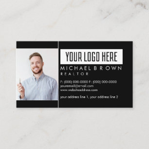 Photo Classy Simple Business Card