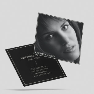 Photo Clean Professional  Square Business Card