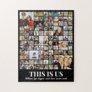 Photo Collage 100 Pictures 11x14 Kids Children Jigsaw Puzzle