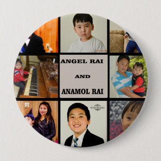 Photo Collage 10 Cm Round Badge