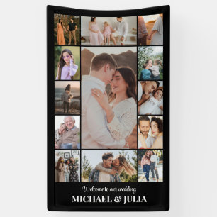Photo Collage 13 Picture Custom 3x5 Vertical Party Banner