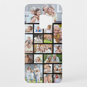 Photo Collage 18 Photos Custom Colour Black Case-Mate Samsung Galaxy S9 Case