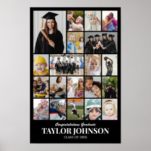 Photo Collage 20 Pictures 12x18 16x24 20x30 24x36 Poster