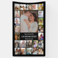 Photo Collage 24 Picture Custom 3x5 Vertical Party