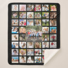 Photo Collage 45 Pictures Personalised Black