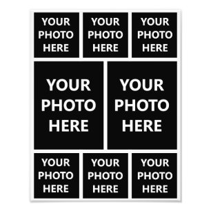 Photo Collage 6 Square 2 Portrait Family Pictures