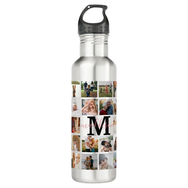 Photo Collage 710 Ml Water Bottle (Front)