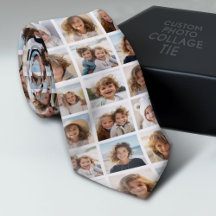 Photo Collage - 9 Pictures in a Grid - White