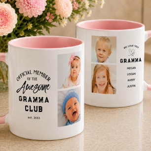 Photo Collage Awesome GRAMMA Mug