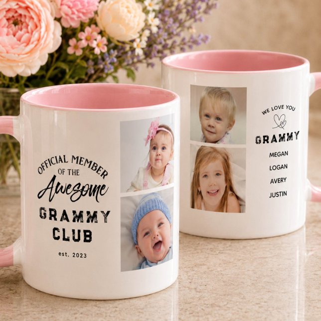 Photo Collage Awesome GRAMMY Mug (Creator Uploaded)