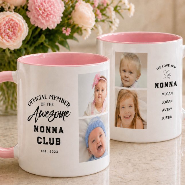 Photo Collage Awesome NONNA Mug (Creator Uploaded)