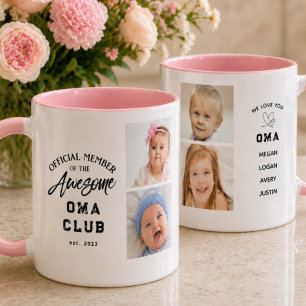 Photo Collage Awesome OMA Mug