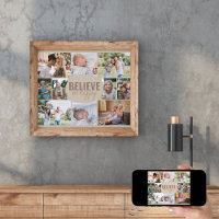 Photo Collage Believe Be Happy Multi Picture