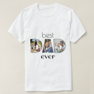 Photo Collage -best DAD ever T-Shirt