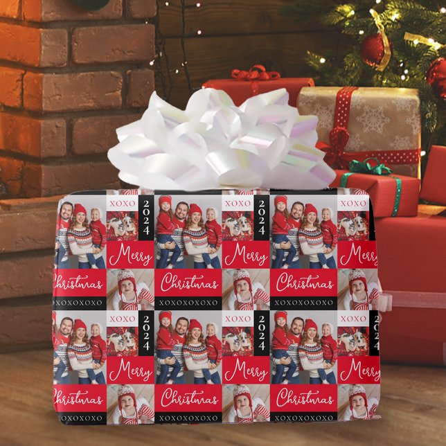 Photo Collage Christmas wrapping paper (Creator Uploaded)