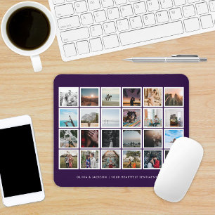 Photo Collage Custom Colour Mouse Pad