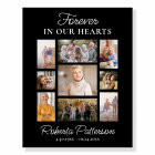 Photo Collage Custom Funeral Memorial Welcome