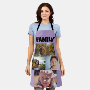 PHOTO COLLAGE CUSTOM KITCHEN APRON FOR MOM