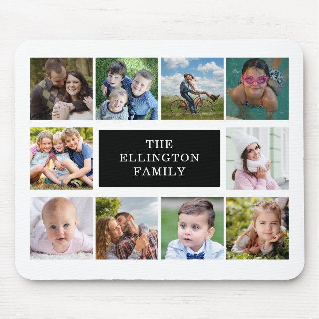 Photo Collage Custom Mouse Pad (Front)
