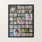 Photo Collage Family Name or Title Black