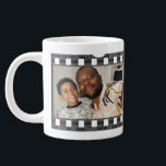 Photo Collage Film Strip Personalised DIY Custom Large Coffee Mug<br><div class="desc">Photo Collage Film Strip Personalised DIY Custom giant jumbo mugs from Ricaso .. ideal for keepsake gift ideas .. add your own two photographs</div>