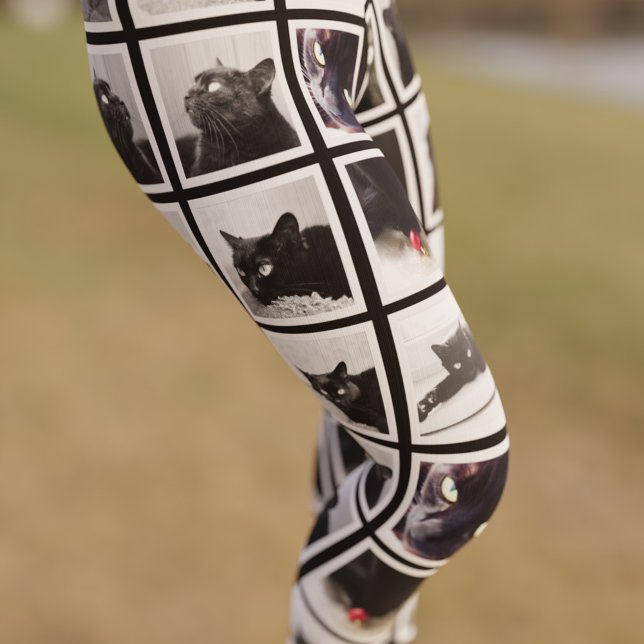 Photo Collage Framed Pet Picture Cat Leggings (Photo Collage Framed Pet Picture Leggings just for you. Add your photos!)
