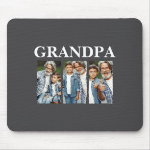 Photo Collage Grandpa D Gift  Mouse Pad