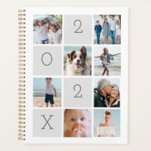 photo collage grid yearly planner