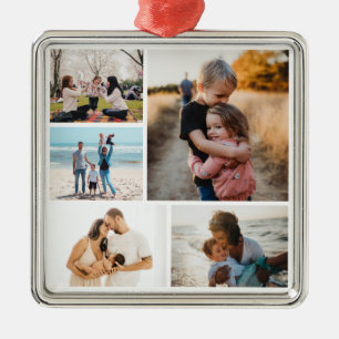 Photo Collage Ideas For Gifts Create 5 Photos Metal Tree Decoration