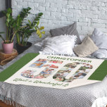 Photo Collage in Number 50 Shape for 50th Birthday Sherpa Blanket<br><div class="desc">Create your own photo blanket for a unique 50th birthday gift. The photo collage is made up of your favourite photos, into the shape of a number 50. The template is set up ready for you to add your photographs as well as edit (or delete) the wording. The sample wording...</div>