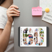 Photo Collage in Number 60 - 60th Birthday