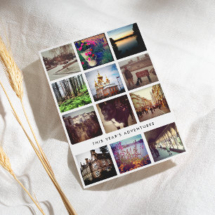 Photo Collage Instagram Happy Holiday Card