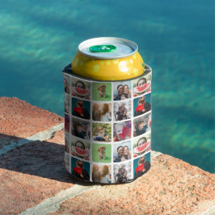 Photo Collage instagram Keepsake Can Cooler