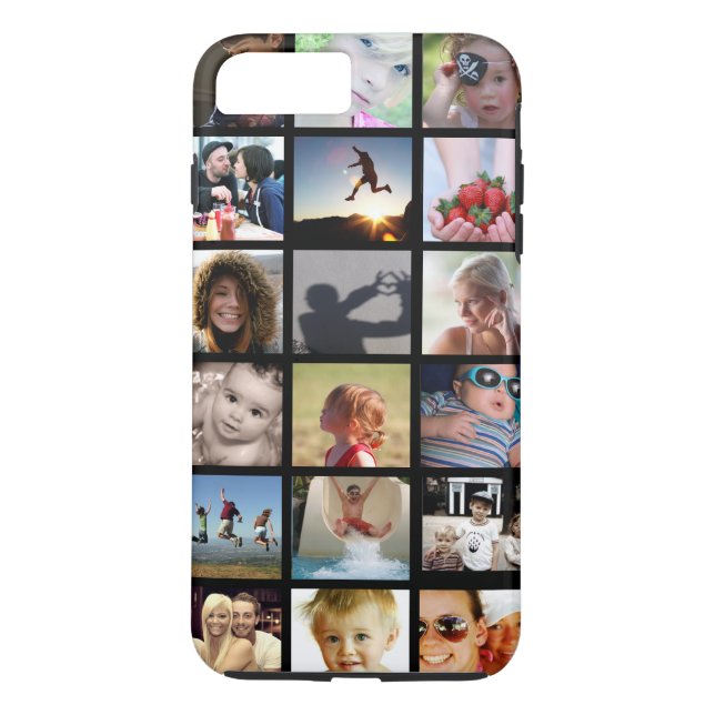Photo Collage iPhone 7 Plus Case (-Mate) (Back)