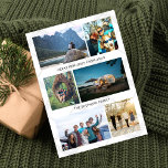Photo Collage Merry Travel Memories Holiday Card<br><div class="desc">Capture and showcase your unforgettable adventures with our 8-Photo Collage Travel Holiday Card! Designed for families or couples who love to travel, this card offers the perfect way to share multiple memories from your year of exploration. With space for 6 photos on the front and 2 additional photos on the...</div>