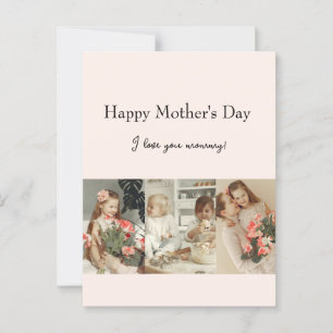 Photo Collage & Message - Personalised Gift    Postcard